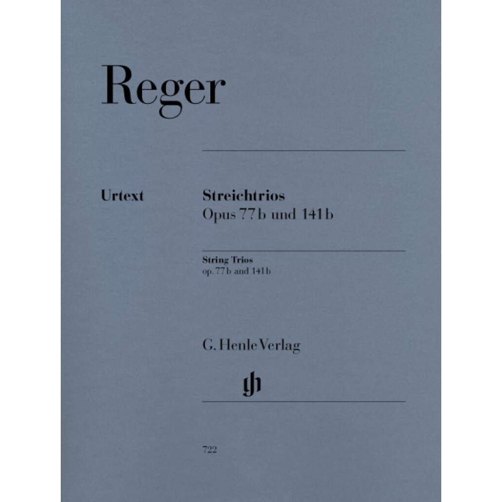 Reger, Max - String Trios a minor and d minor op. 77b u. 141b 