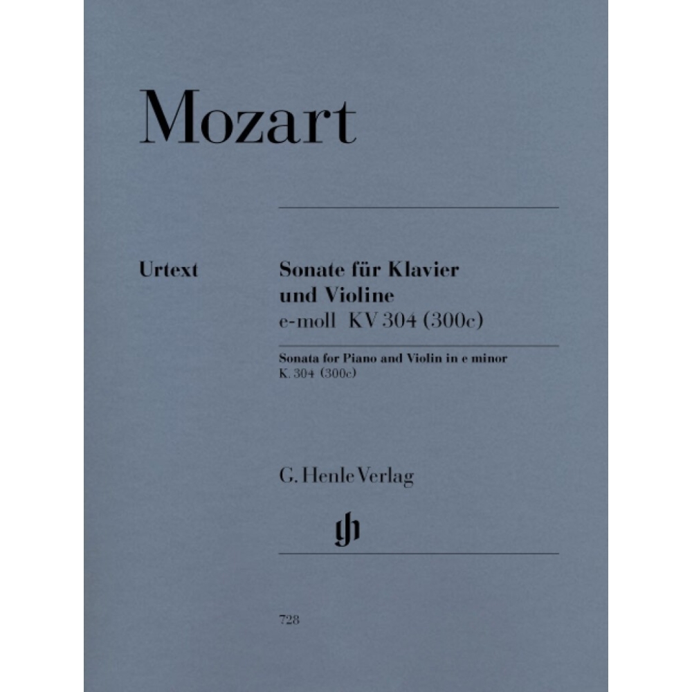 Mozart, Wolfgang Amadeus - Violin Sonata e minor KV 304 (300c) 
