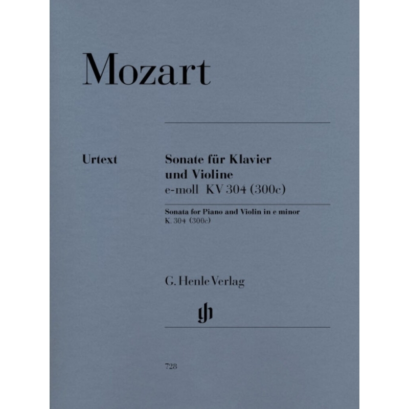 Mozart, Wolfgang Amadeus - Violin Sonata e minor KV 304 (300c) 