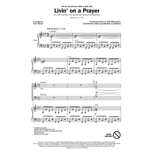 Livin' on a Prayer