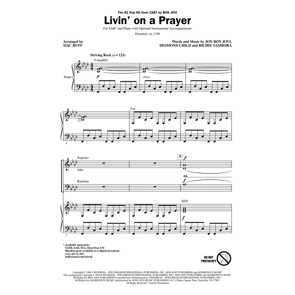 Livin' on a Prayer