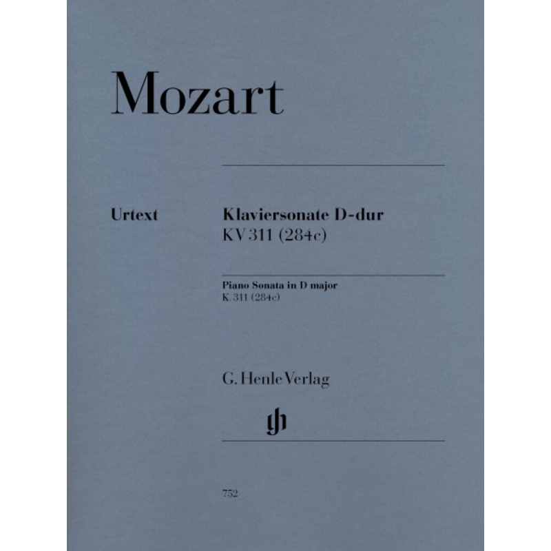Mozart, Wolfgang Amadeus - Piano Sonata D major KV 311 (284c) 