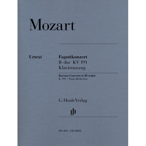 Mozart, W.A - Bassoon Concerto in Bb major K. 191