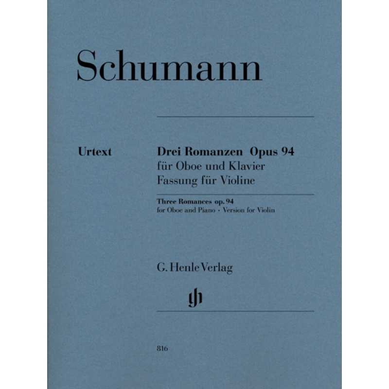 Schumann, Robert - Romances 3 Op.94 op. 94 