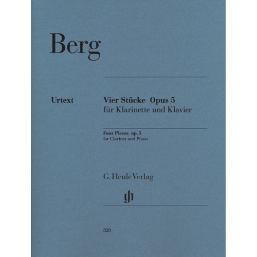 Berg, Alban - 4 Pieces op. 5 