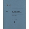 Berg, Alban - Four Pieces for Clarinet and Piano op. 5