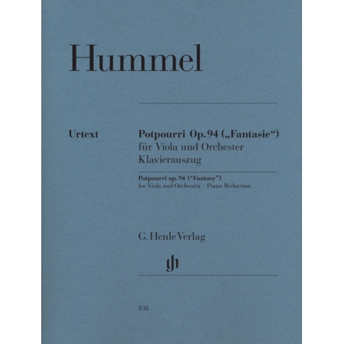 Hummel, Johann Nepomuk - Potpourri (Fantasie) op. 94 