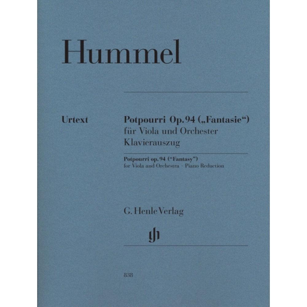 Hummel, Johann Nepomuk - Potpourri (Fantasie) op. 94 
