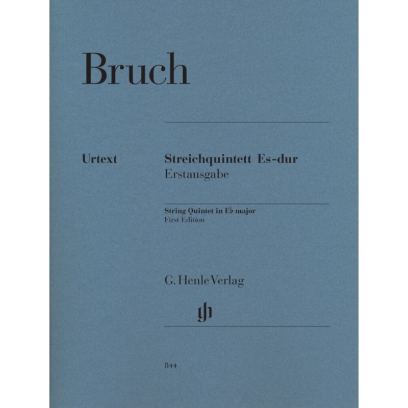 Bruch, Max - String Quintet in E flat major