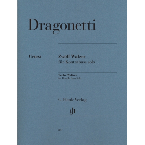 Dragonetti, Domenico - Twelve Waltzes for Double Bass Solo