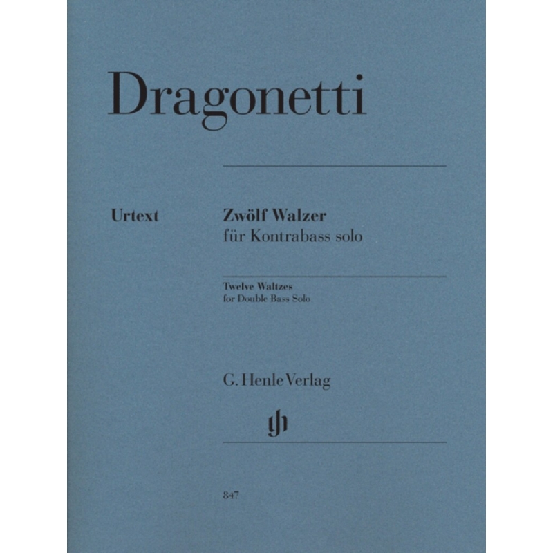 Dragonetti, Domenico - 12 Waltzes for Double Bass solo 