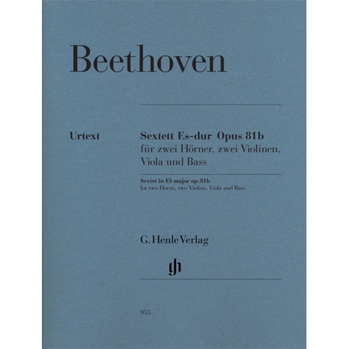 Beethoven, L.v - Sextet in E flat major op. 81b for two Horns, two Violins, Viola and Bass
