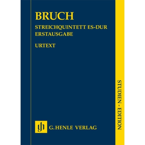 Bruch, Max - String Quintet in E flat major