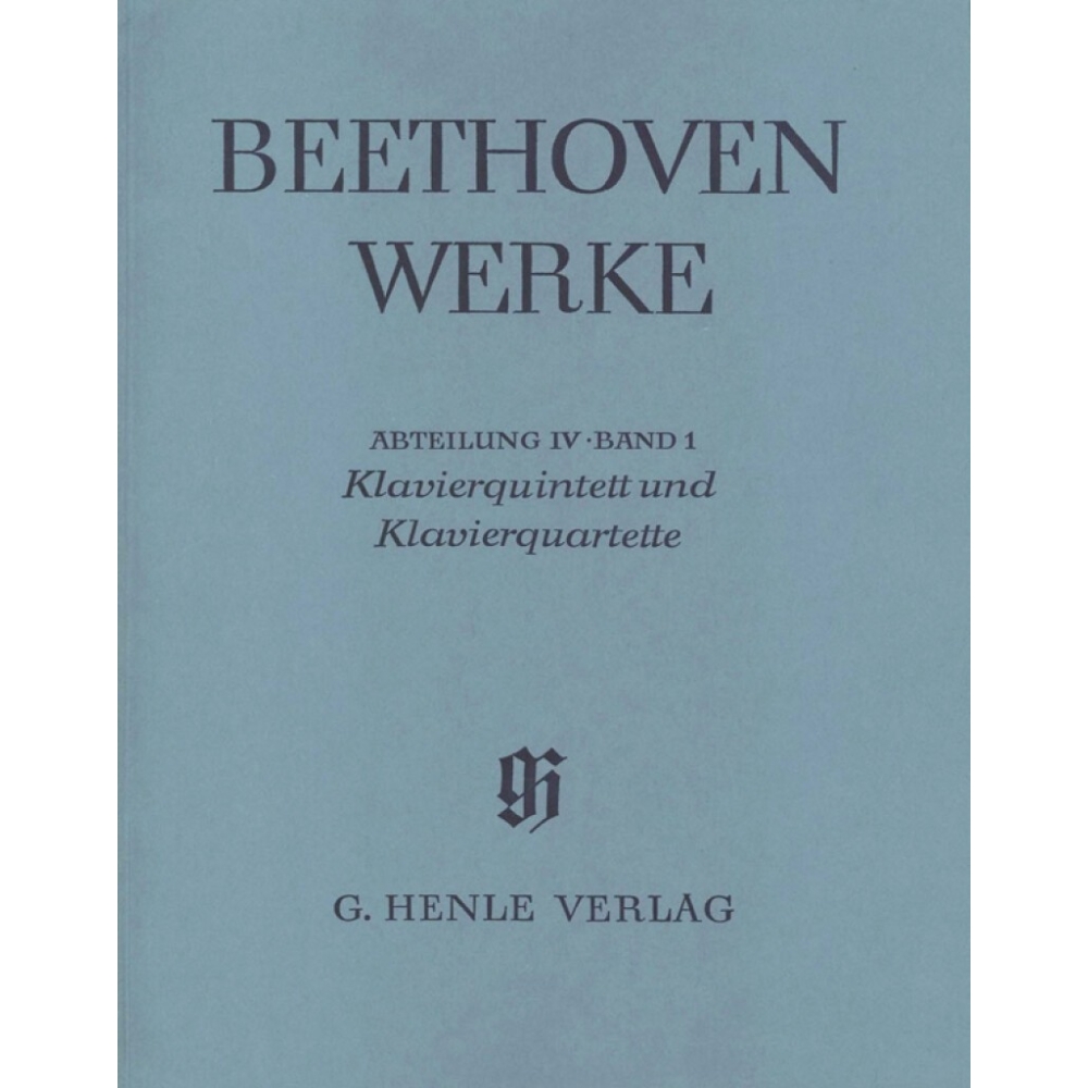 Beethoven, L.v - Piano Quintet and Piano Quartets