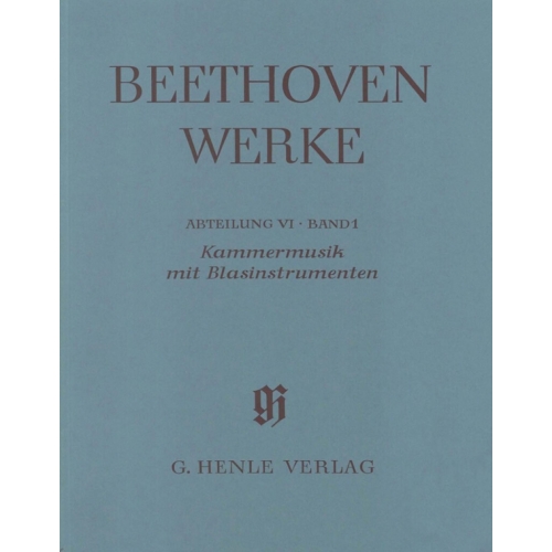 Beethoven, L.v - Chamber Music with Winds (with critical report)