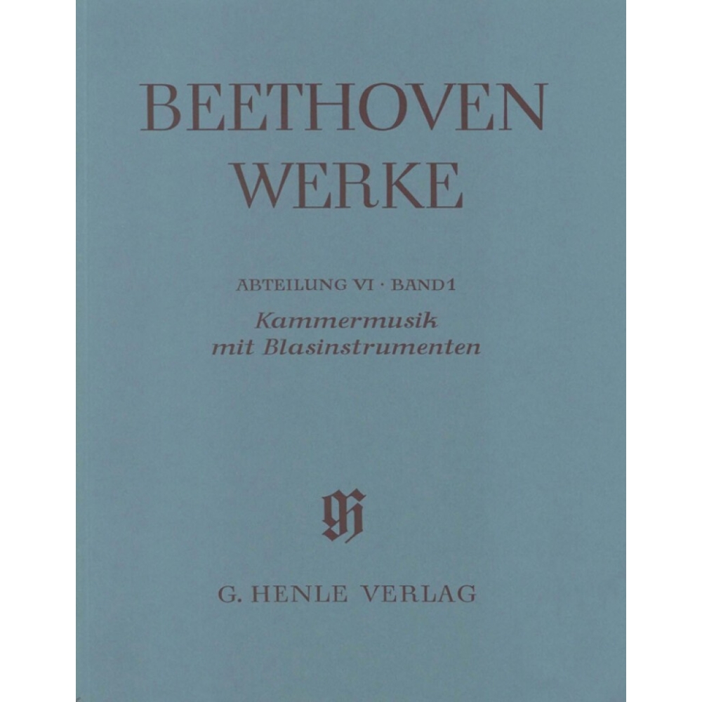 Beethoven, Ludwig van - Chamber Music with Winds Series VI Vol. 1