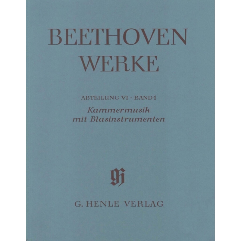 Beethoven, Ludwig van - Chamber Music with Winds Series VI Vol. 1