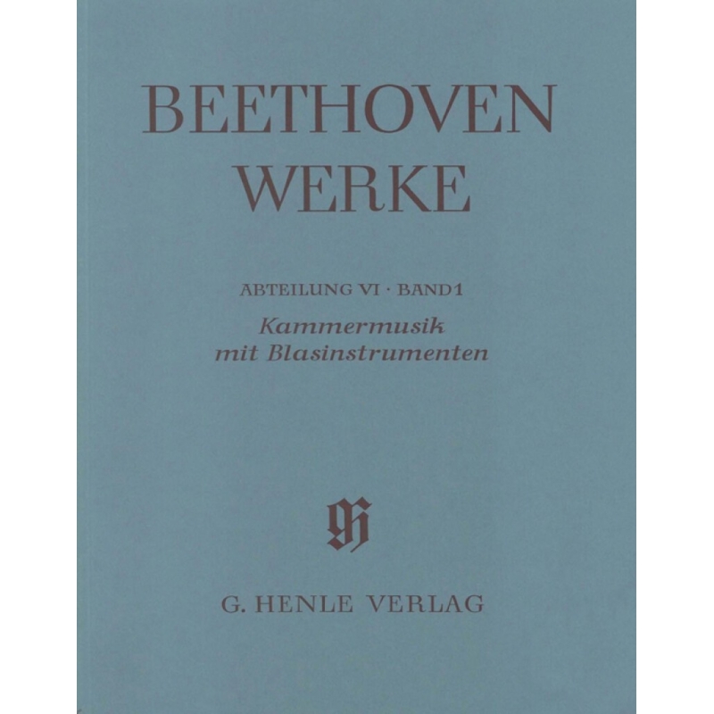 Beethoven, L.v - Chamber Music with Winds (with critical report)