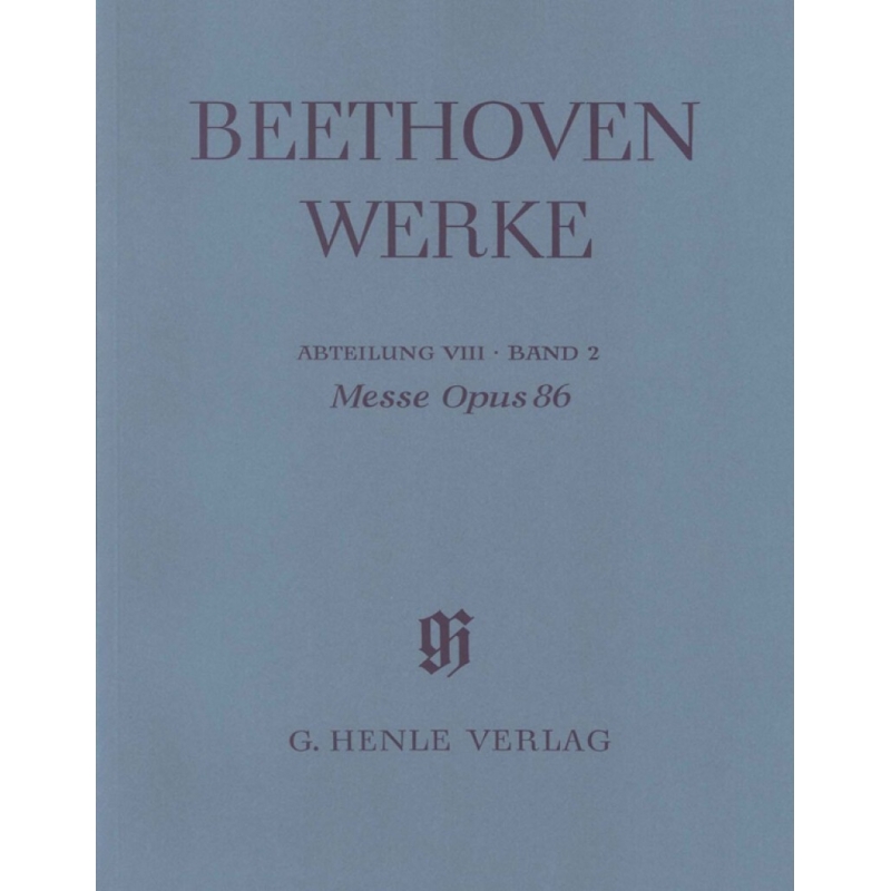 Beethoven, L.v - Missa C major op. 86