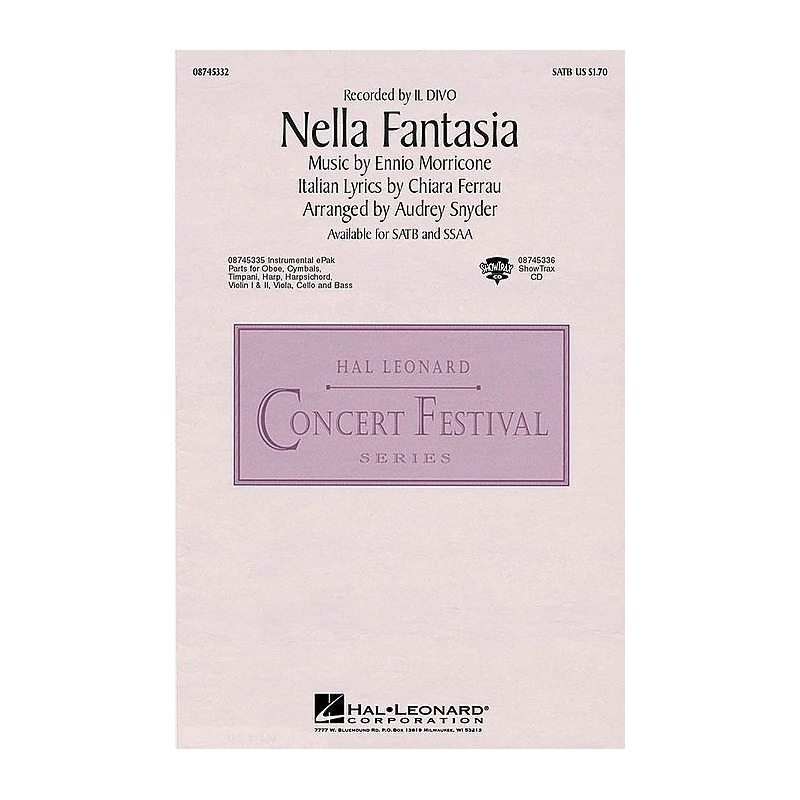 Ennio Morricone/Chiara Ferrau: Nella Fantasia (In My Fantasy)