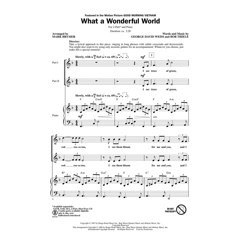 Louis Armstrong: What a Wonderful World (2-Part)