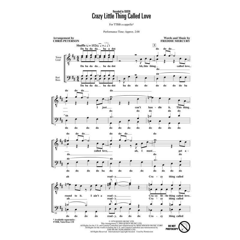 Mercury, Freddie - Crazy Little Thing Called Love