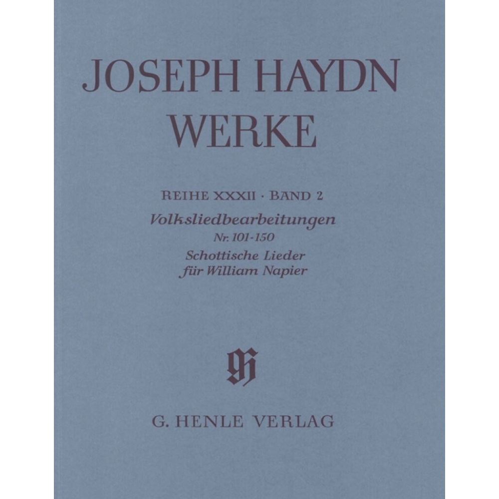 Haydn, Joseph - Arrangements of Folk Songs no. 101 - 150 Scottish Songs for William Napier 