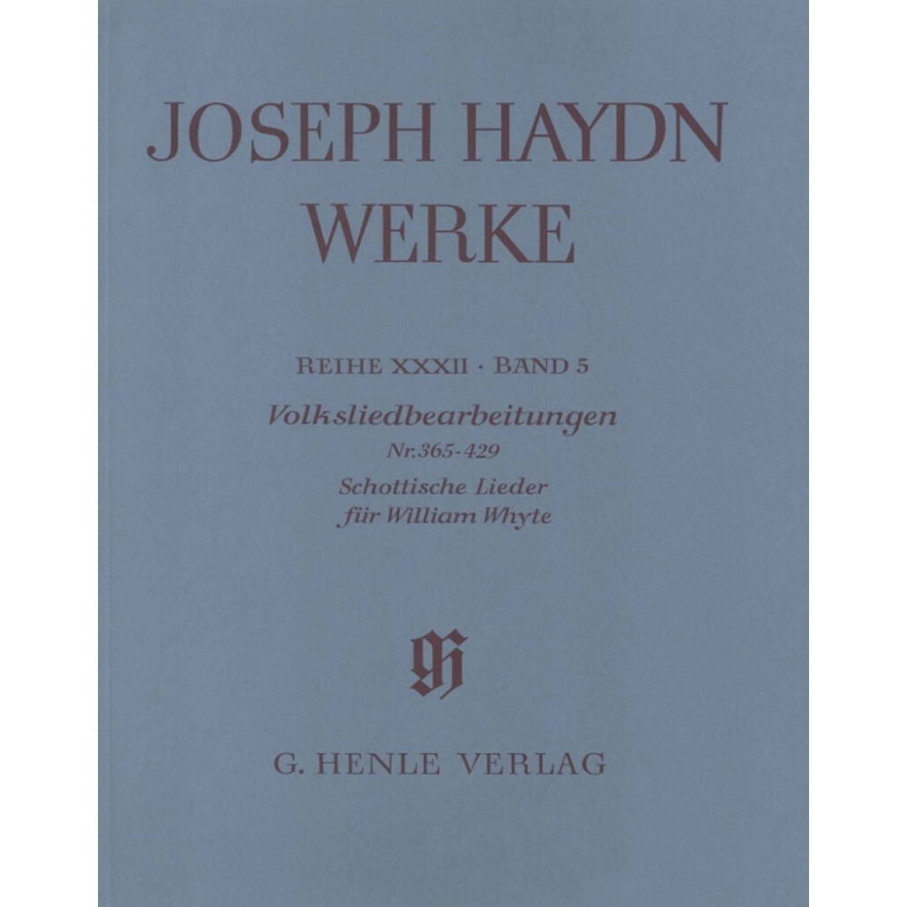 Haydn, Joseph - Arrangements of Folk Songs Nos. 365–429 Scottish Songs for William Whyte