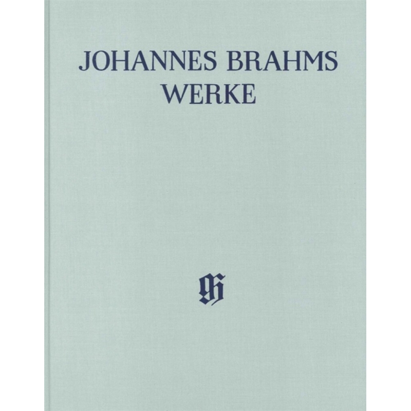 Brahms, Johannes - Piano Works without Opus Number (with critical report)