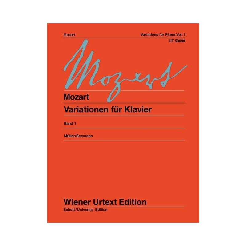 Mozart, Wolfgang Amadeus - Variations Vol. 1