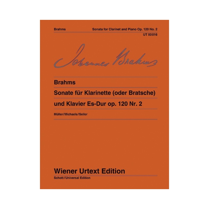 Brahms, Johannes - Sonata Eb major op. 120/2