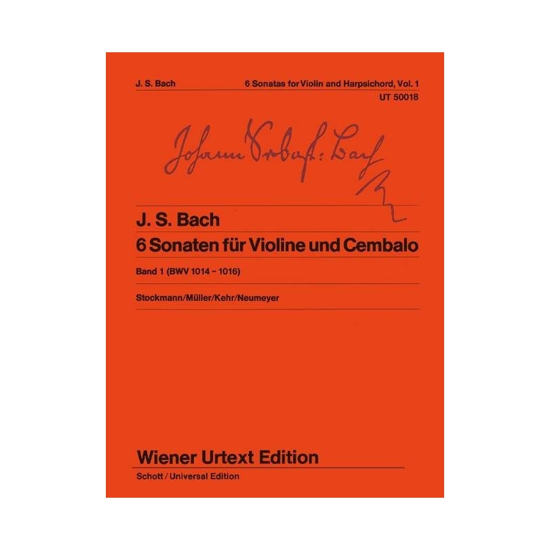 Bach, J.S - Six Sonatas BWV 1014 - 1016 Vol. 1