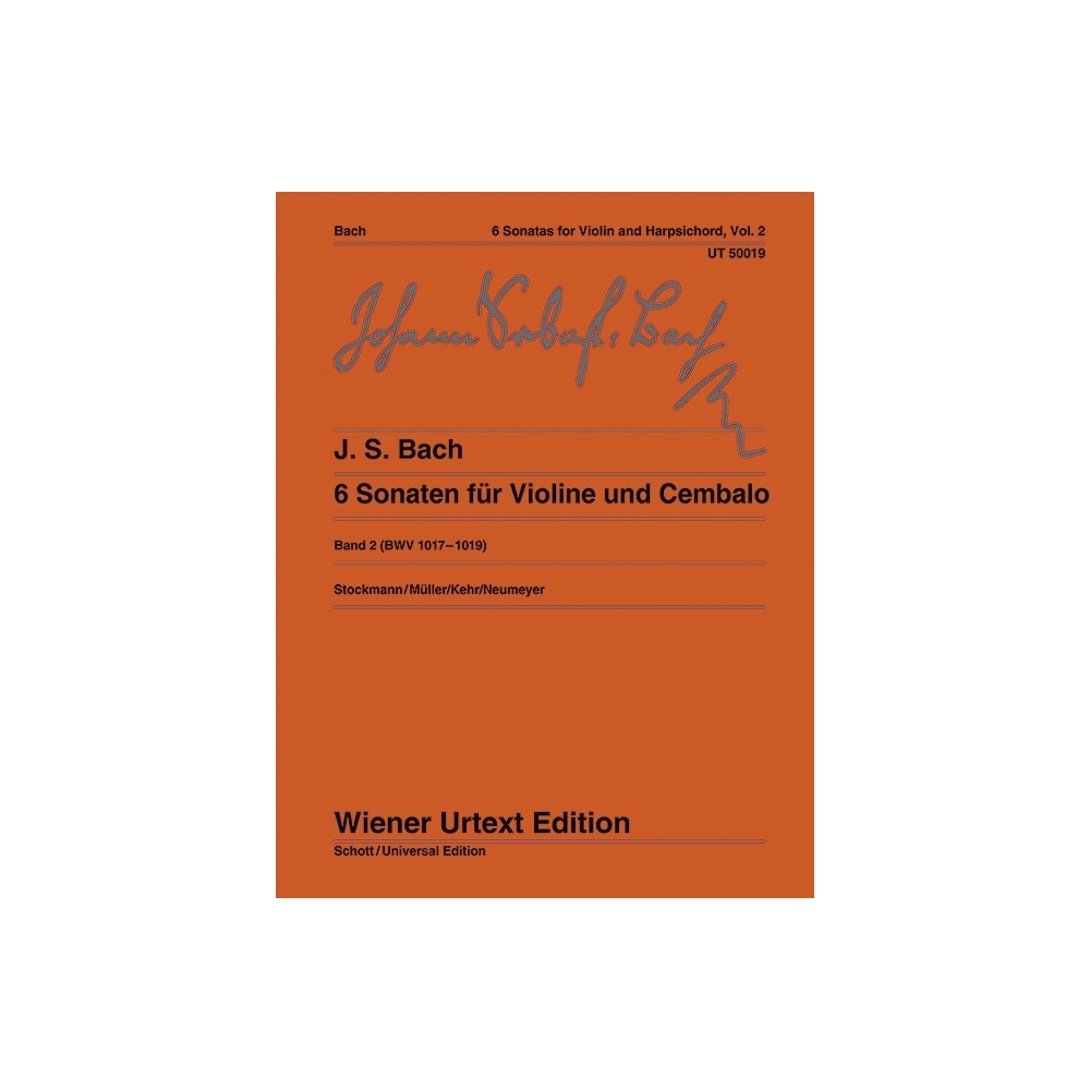 Bach, J.S - Six Sonatas BWV 1017 - 1019 Vol. 2