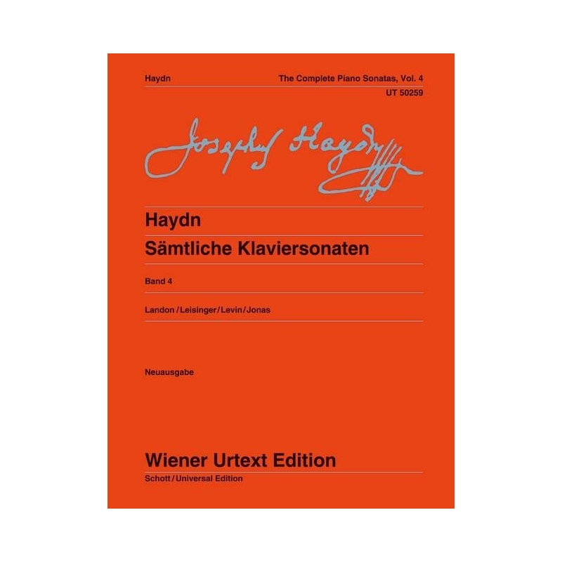 Haydn, Joseph - The Complete Piano Sonatas Vol. 4