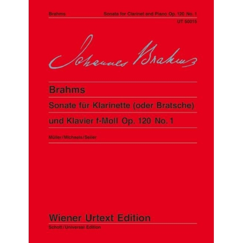 Brahms, Johannes - Sonata F minor op. 120/1