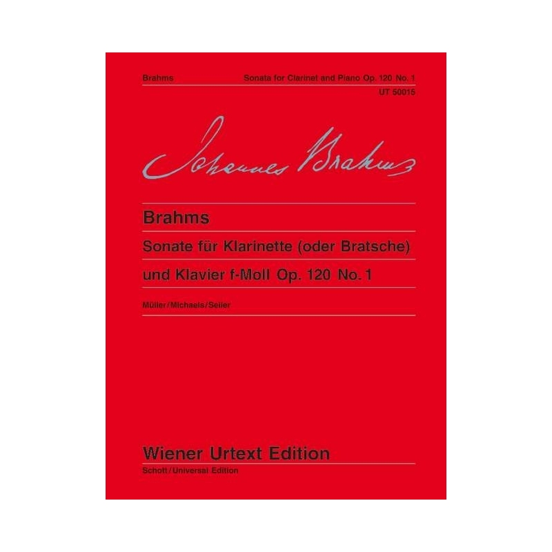 Brahms, Johannes - Sonata F minor op. 120/1