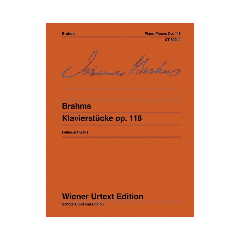 Brahms, Johannes - Piano Pieces op. 118 
