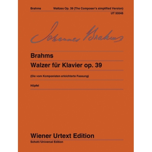 Brahms, Johannes - Waltzes...