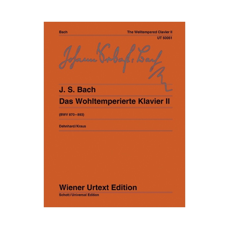 Bach, J. S - The Well Tempered Clavier BWV 870-893 Part II