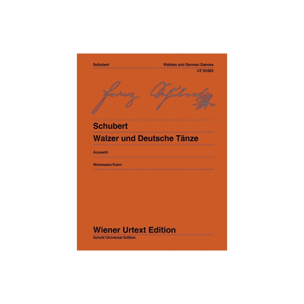 Schubert, Franz - Waltzes and German Dances 