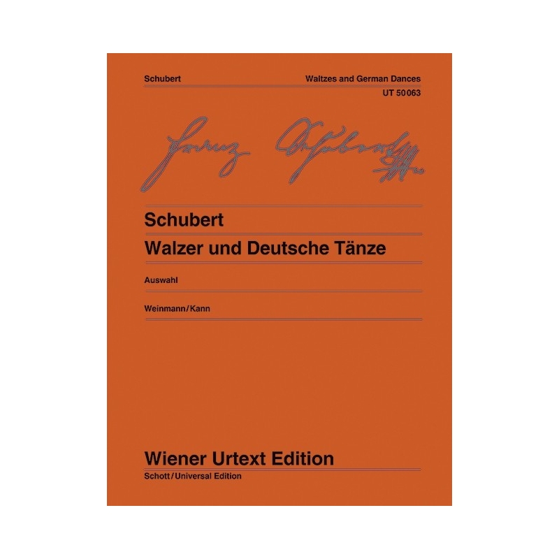 Schubert, Franz - Waltzes and German Dances 