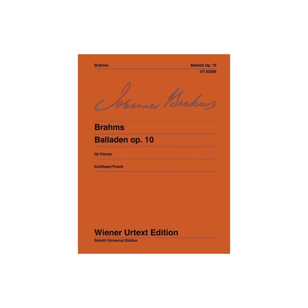 Brahms, Johannes - Ballades op. 10 