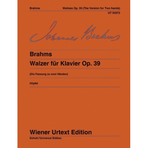 Brahms, Johannes - Waltzes...