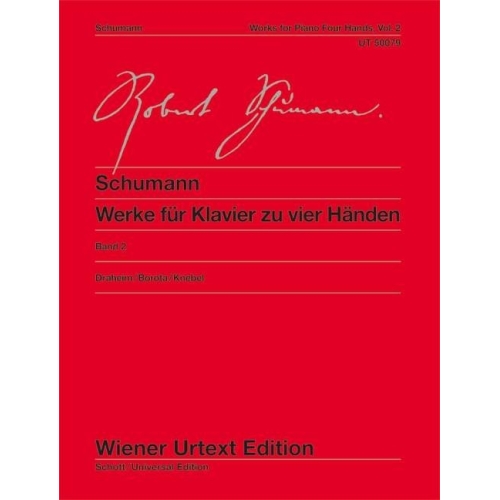 Schumann, Robert - Works for Piano 4 Hands Vol. 2