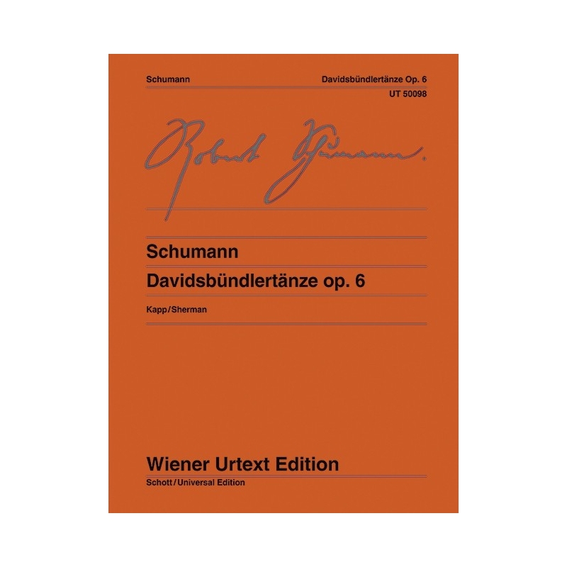 Schumann, Robert - Davidsbündlertänze op. 6 