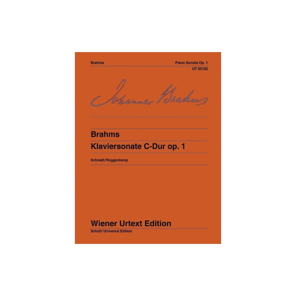 Brahms, Johannes - Piano Sonata C Major op. 1 