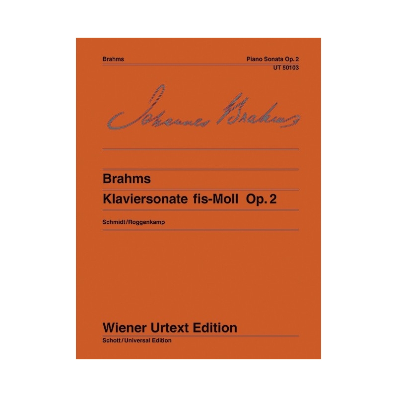Brahms, Johannes - Piano Sonata op. 2