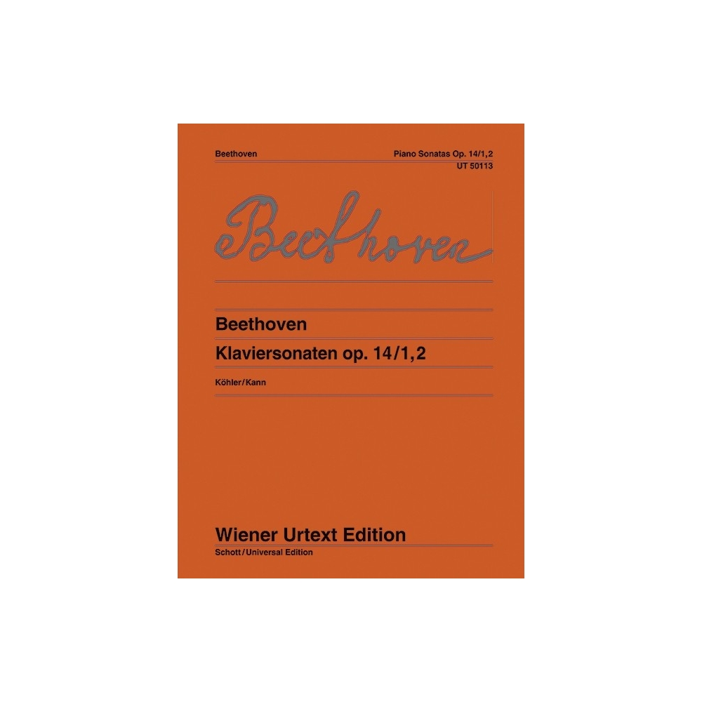 Beethoven, Ludwig van - Piano Sonatas E Major and G Major op. 14/1 + 2 