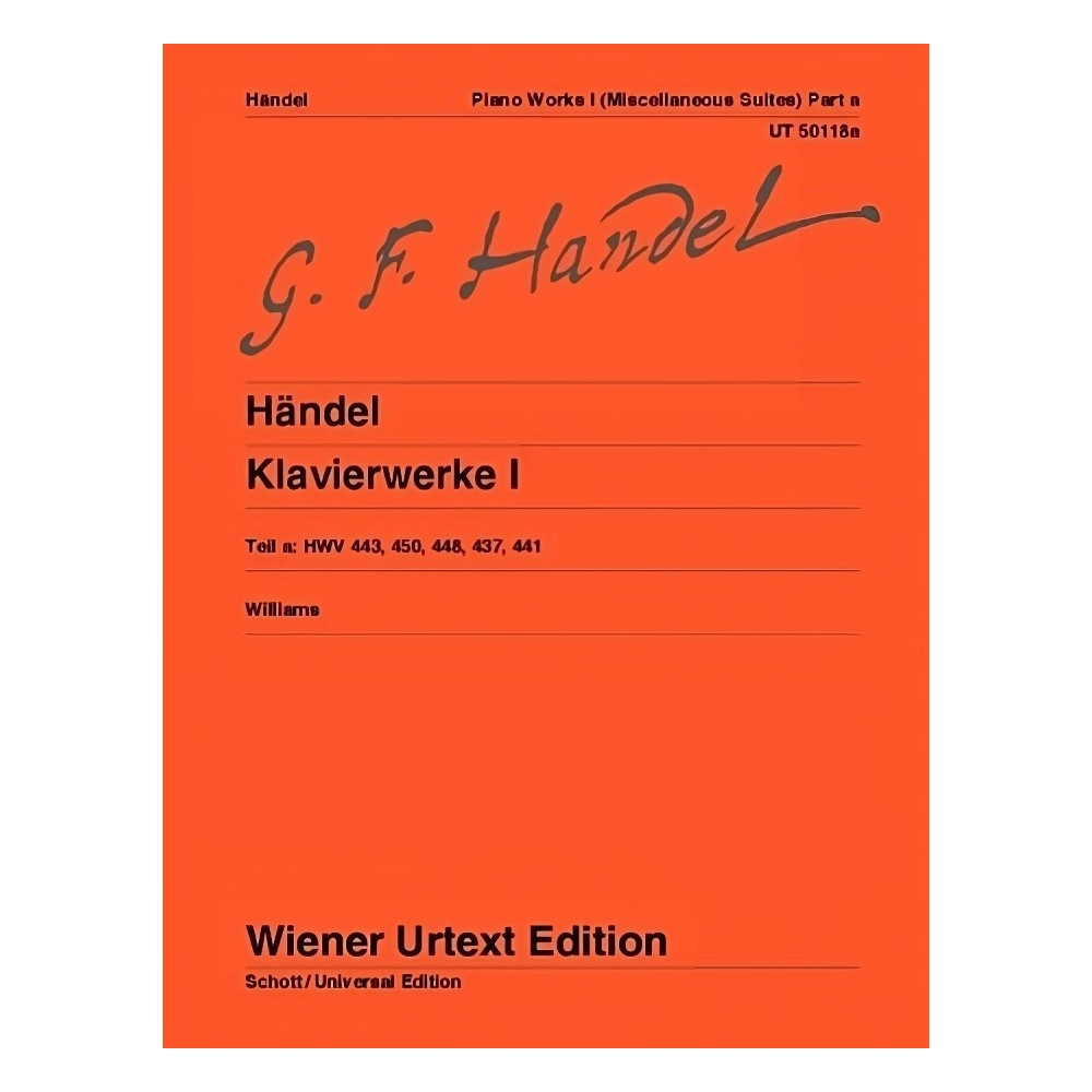 Handel, George Frideric - Keyboard Works Vol. 1a