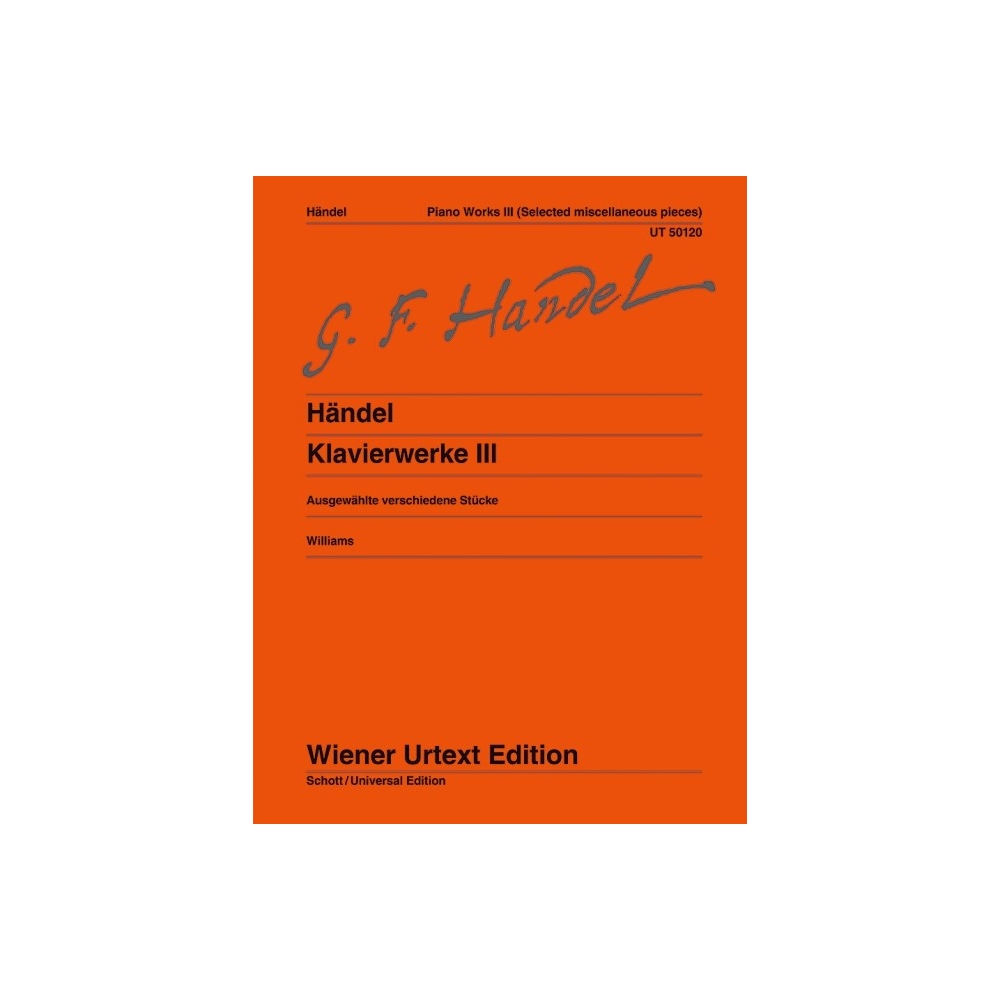Handel, George Frideric - Keyboard Works Vol. 3